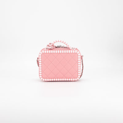 Chanel 19C Small Filigree Vanity Case Crossbody Pink