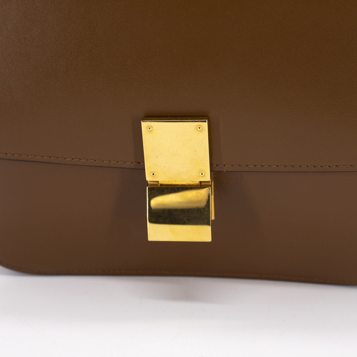 Celine Box Bag Medium Taupe - THE PURSE AFFAIR
