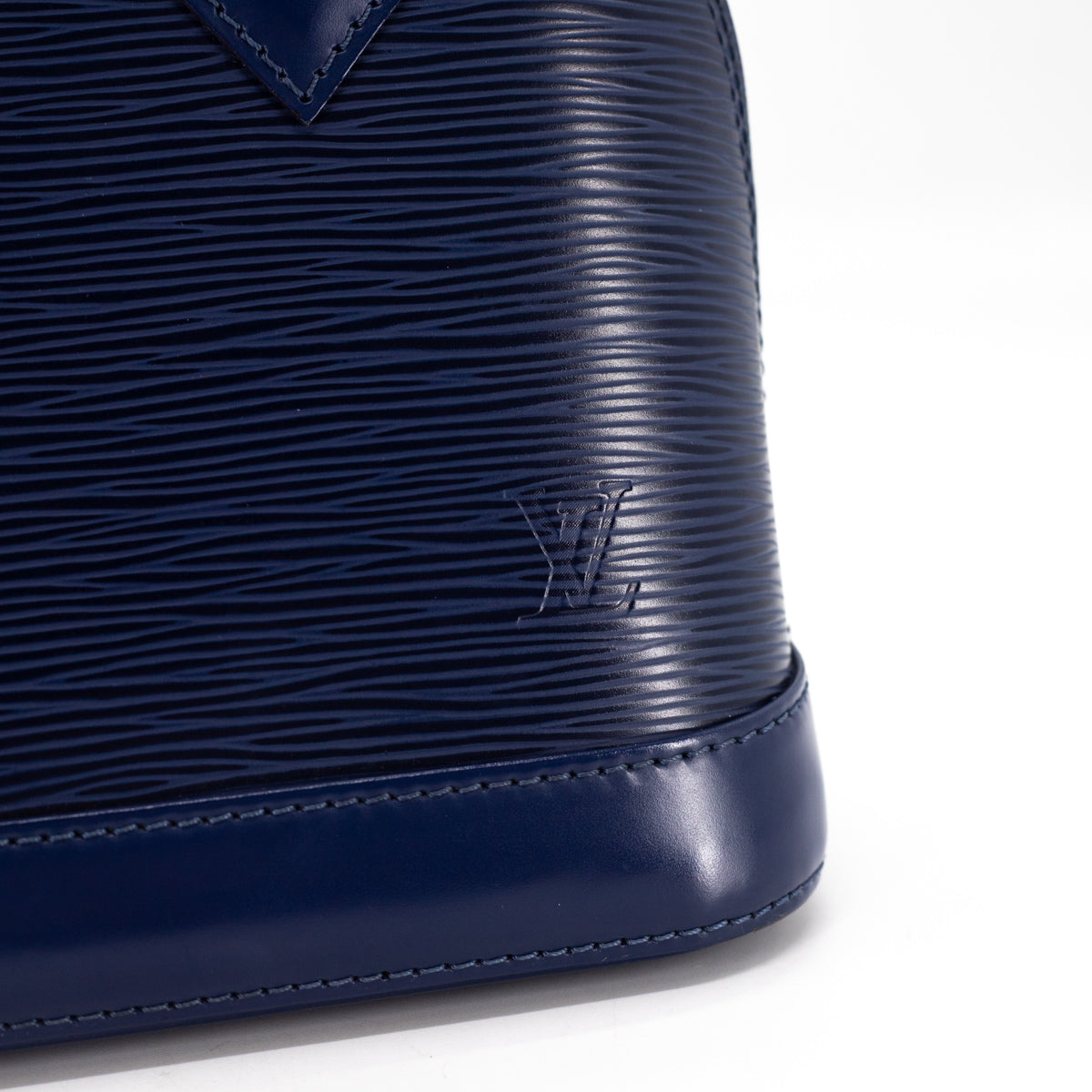 tas satchel Louis Vuitton Indigo Epi Leather Alma BB 2013 Satchel