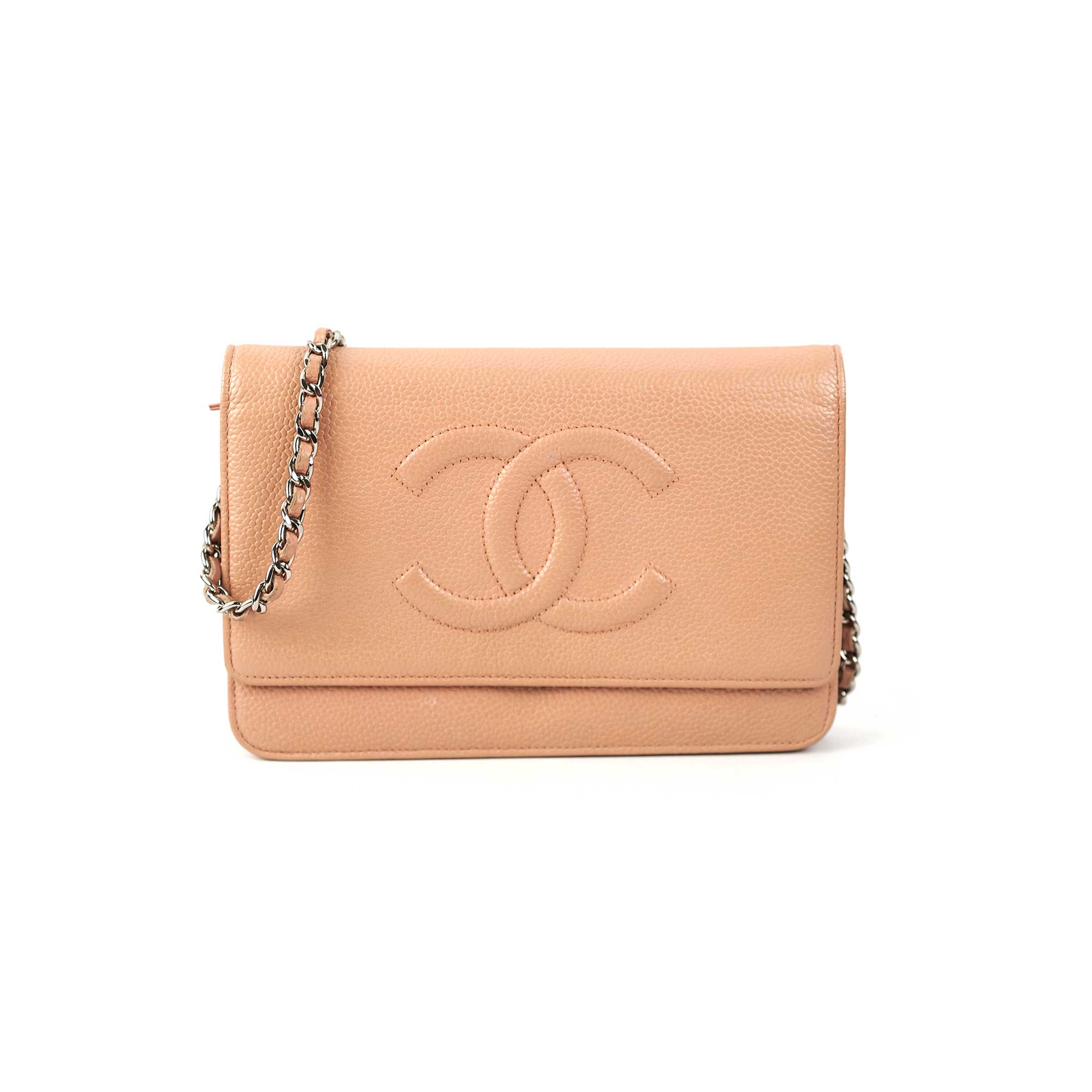 Chanel Caviar Timeless CC Wallet on a Chain