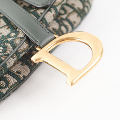 Dior Saddle Bag Oblique Green