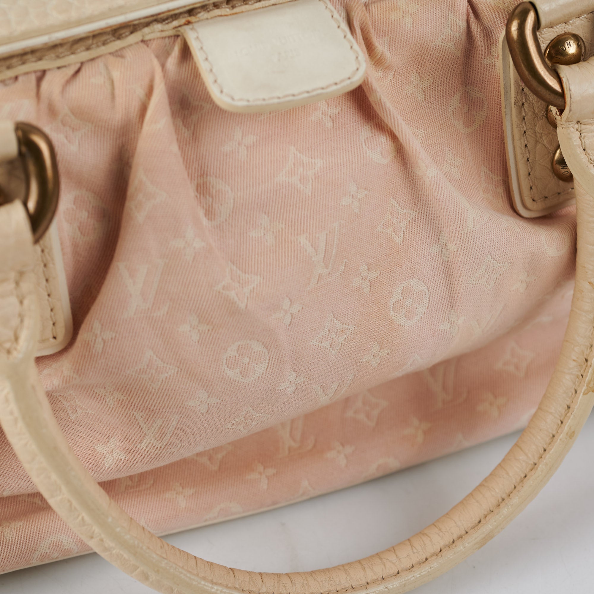 Louis Vuitton Vintage - Mini Lin Trapeze GM Bag - Pink Rose - Canvas and  Leather Handbag - Luxury High Quality