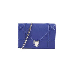 Dior Diorama Wallet On Chain WOC Blue Bag