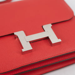 Hermes Constance 18 Rouge Tomate