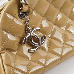 Chanel Mademoiselle Sage Patent Bowler Bag