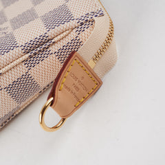 Louis Vuitton Pochette Damier Azur Shoulder Bag