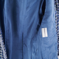 Chanel Tweed Jacket Blue