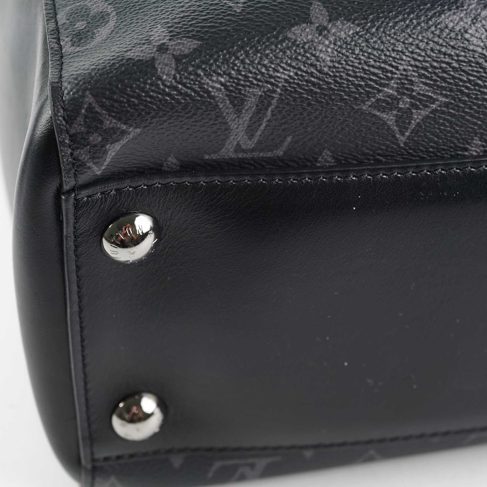 Louis Vuitton Black Epi Grand Sac Leather ref.752224 - Joli Closet