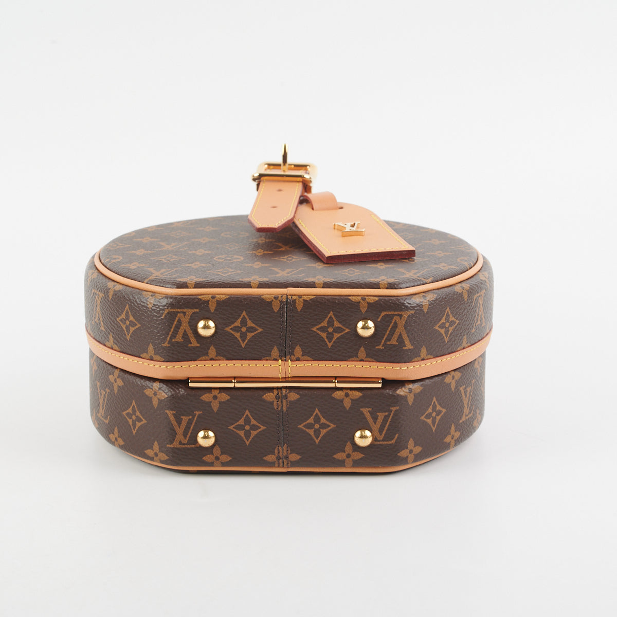 Louis Vuitton Petite Boîte Chapeau Handbag in Brown Monogram Canvas