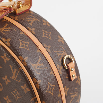 Petite boîte chapeau leather handbag Louis Vuitton Brown in Leather -  34251808