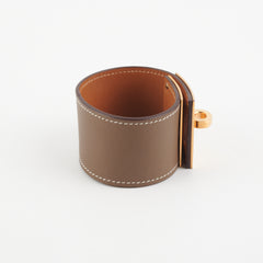 Hermes Kelly Dog Bracelet Etoupe - Size T2