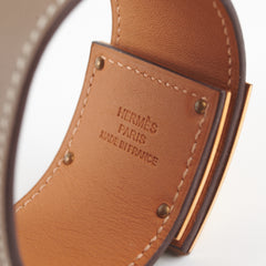 Hermes Kelly Dog Bracelet Etoupe - Size T2