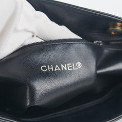 Chanel Vintage CC Chain Tote Black