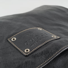 Gucci Crest Chain Messenger Bag Black