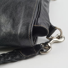 Gucci Crest Chain Messenger Bag Black