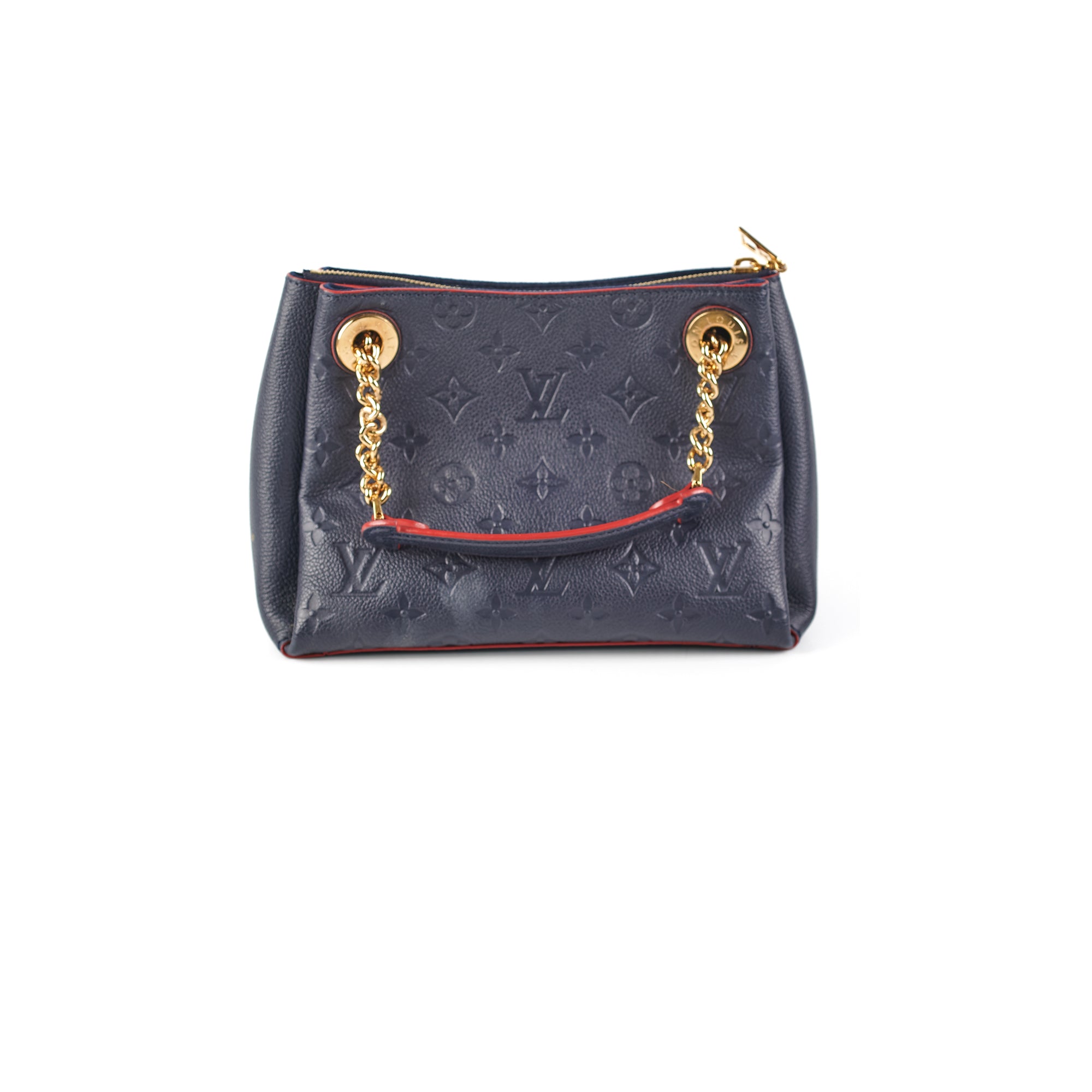 Louis Vuitton Handbag Marine Rouge Monogram Empreinte Leather Surene BB  9/10