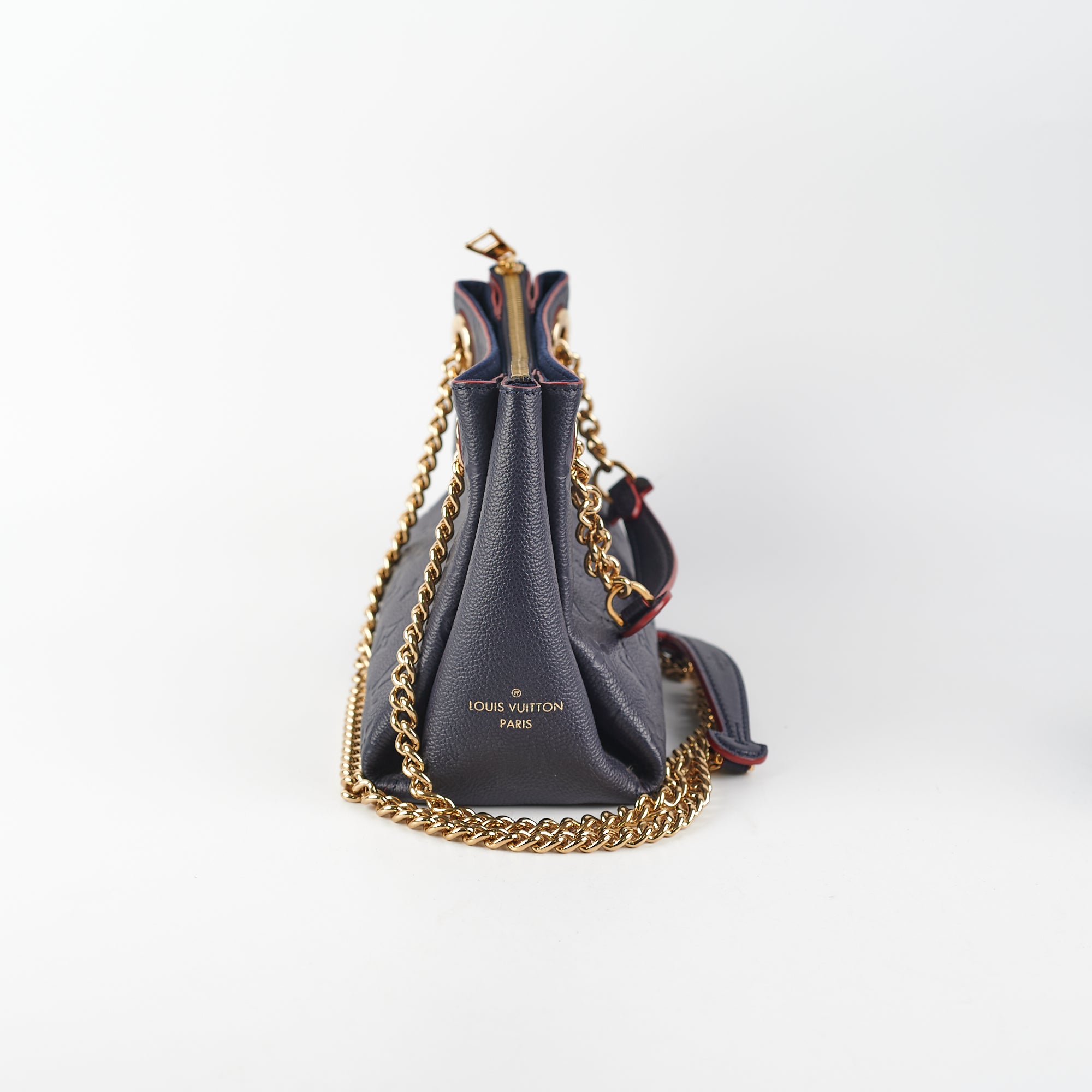Louis Vuitton Handbag Marine Rouge Monogram Empreinte Leather Surene BB 9/10
