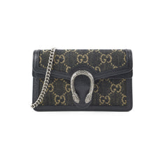 Gucci Dionysus Super Mini GG Shoulder Bag Black