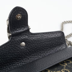Gucci Dionysus Super Mini GG Shoulder Bag Black