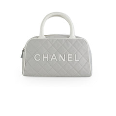 Chanel Bowling Bag Grey