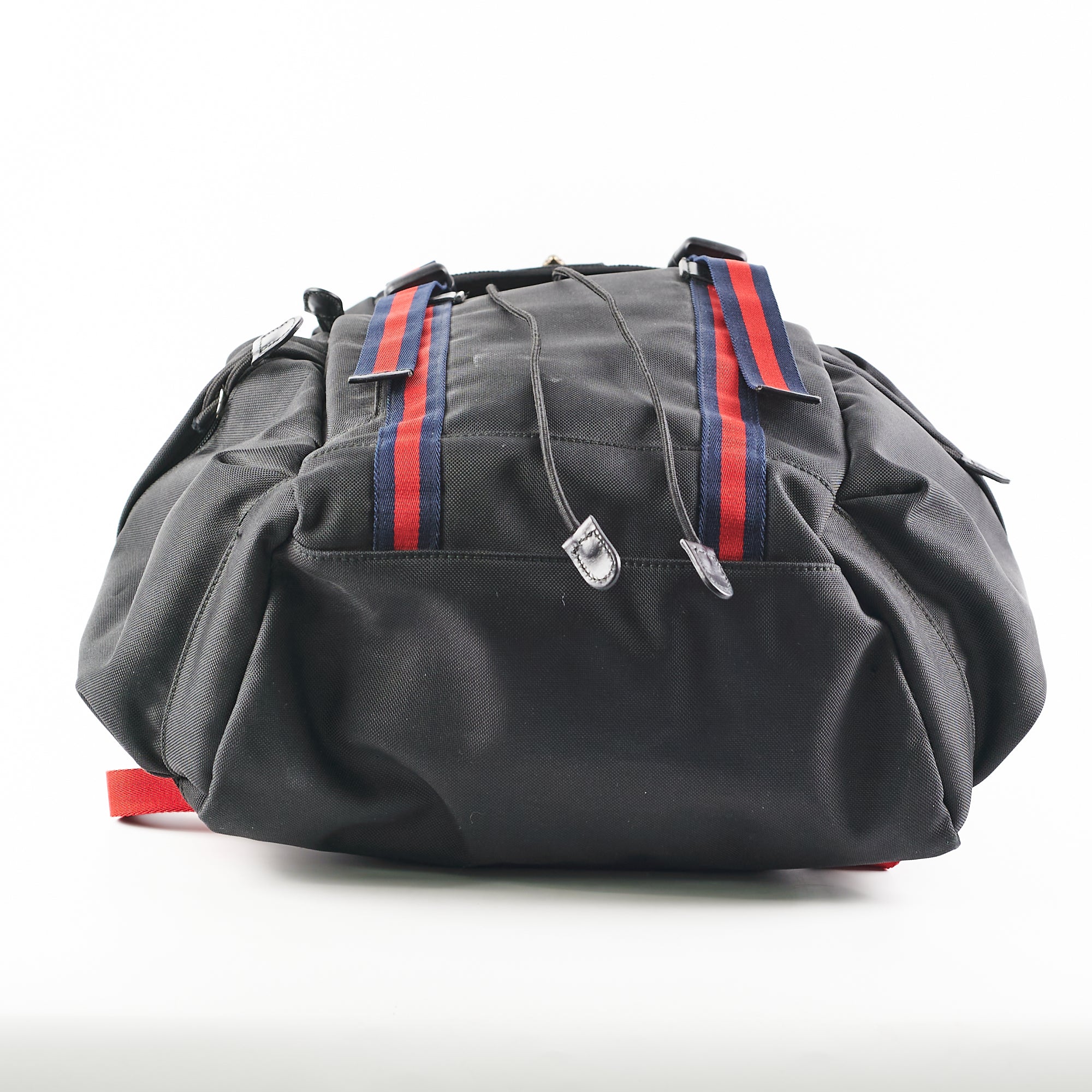 Gucci Techco Black Canvas Backpack - THE PURSE AFFAIR