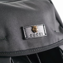 Gucci Techco Black Canvas Backpack