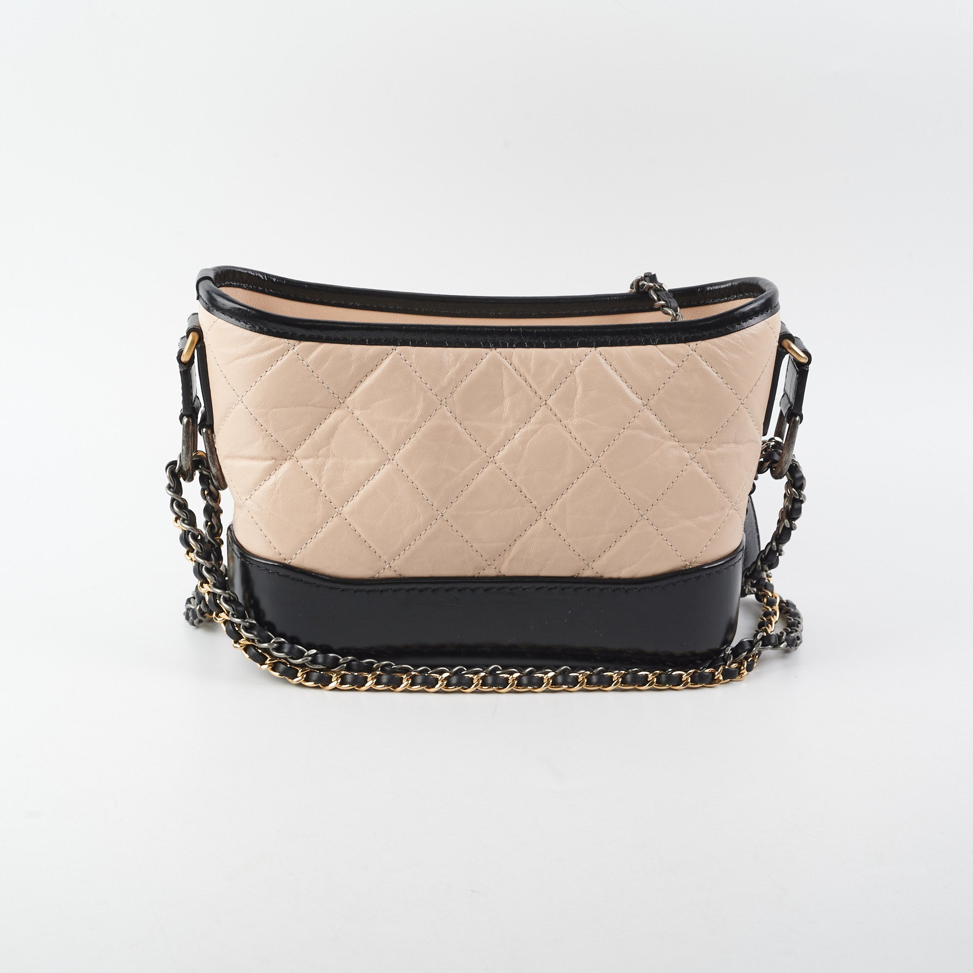 Chanel Small Gabrielle Clutch with Chain - Neutrals Crossbody Bags,  Handbags - CHA692453