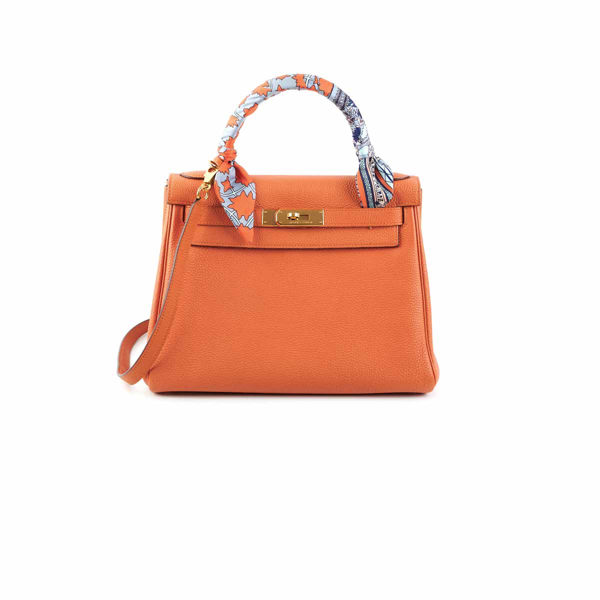 Hermes Kelly 35 Color Soufre D Square Stamp - THE PURSE AFFAIR