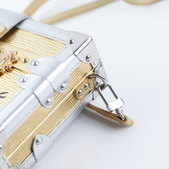ITEM 9 - Louis Vuitton Petite Malle Gold/Silver