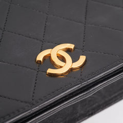Chanel Vintage Flap Black 24k Gold