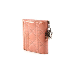 Dior Mini Lady Dior Wallet Pink