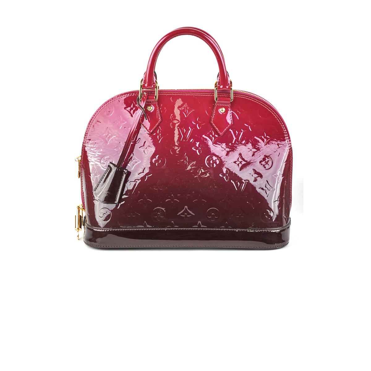 Louis Vuitton Alma PM Burgundy Patent Gold Hardware – Coco Approved Studio