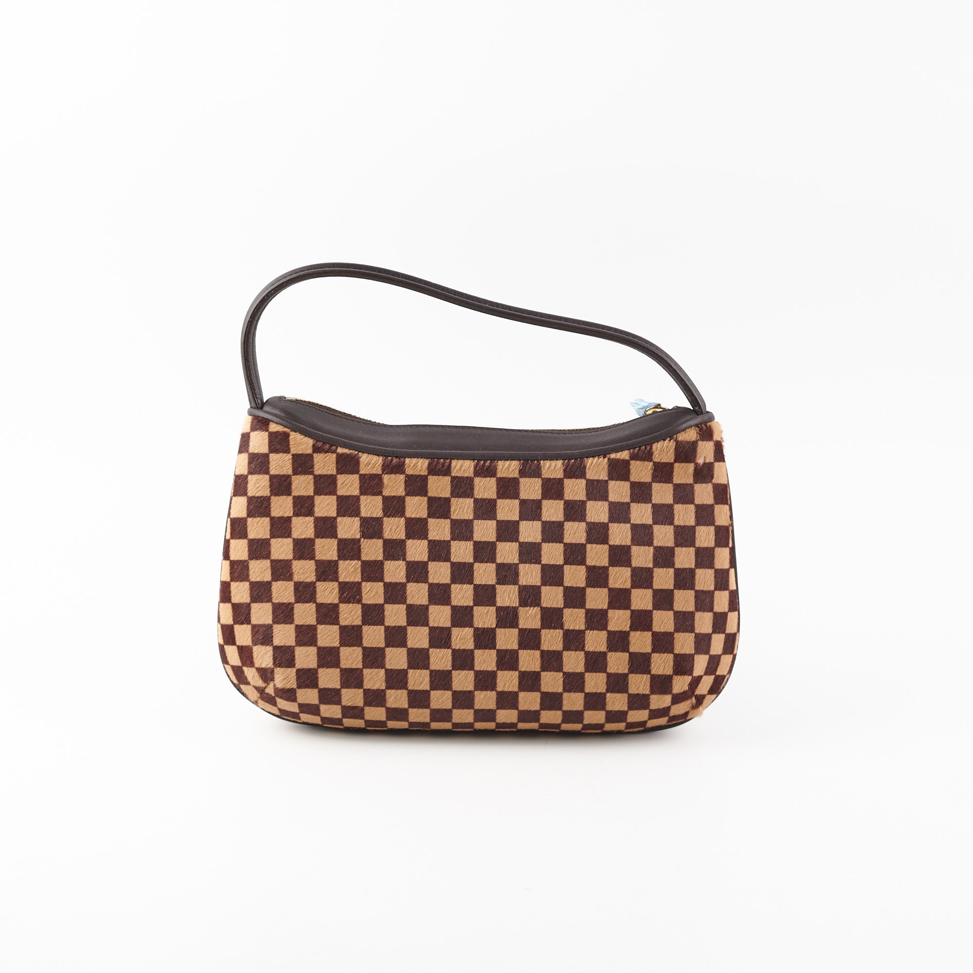 Louis Vuitton Damier Ebene Calf Hair Sauvage Lionne Bag – The Closet
