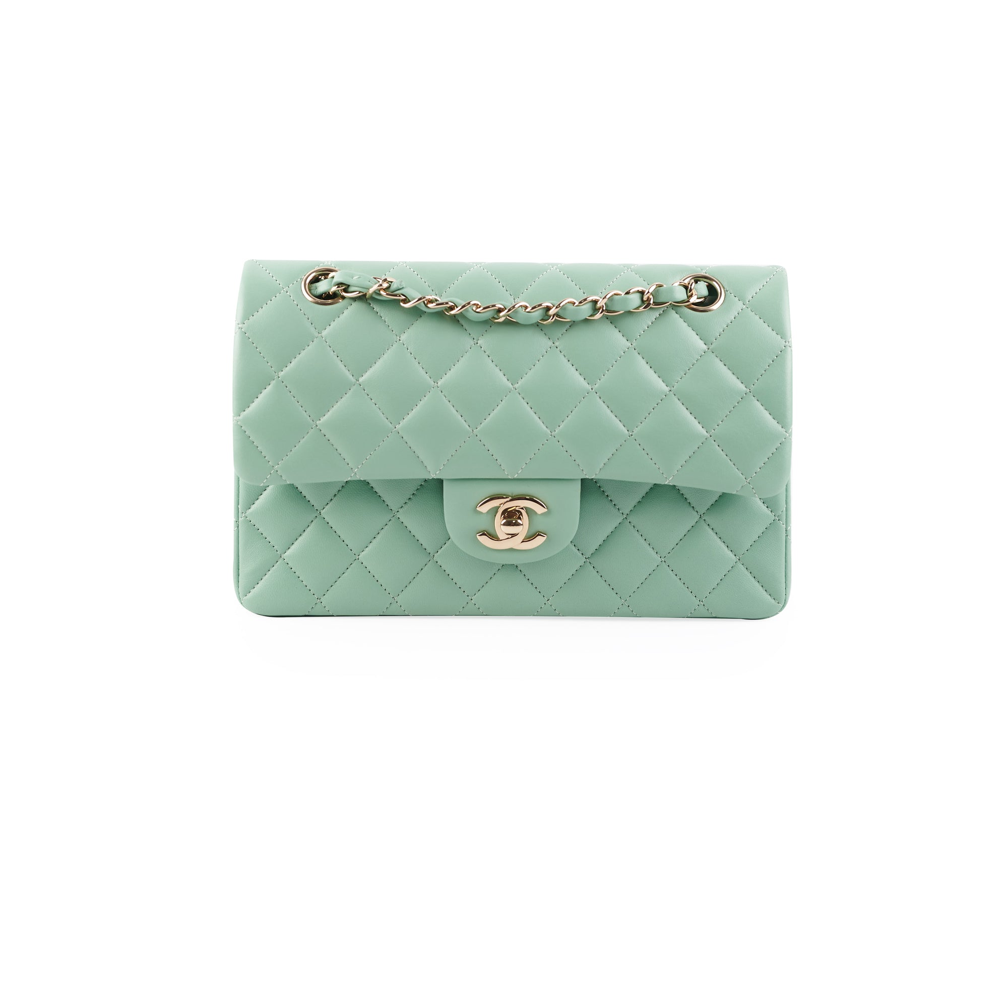 Chanel Small Classic Flap Mint Green - The Purse Affair
