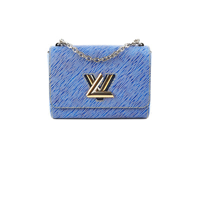 Louis Vuitton Twist MM Bag Pale Blue Epi Leather