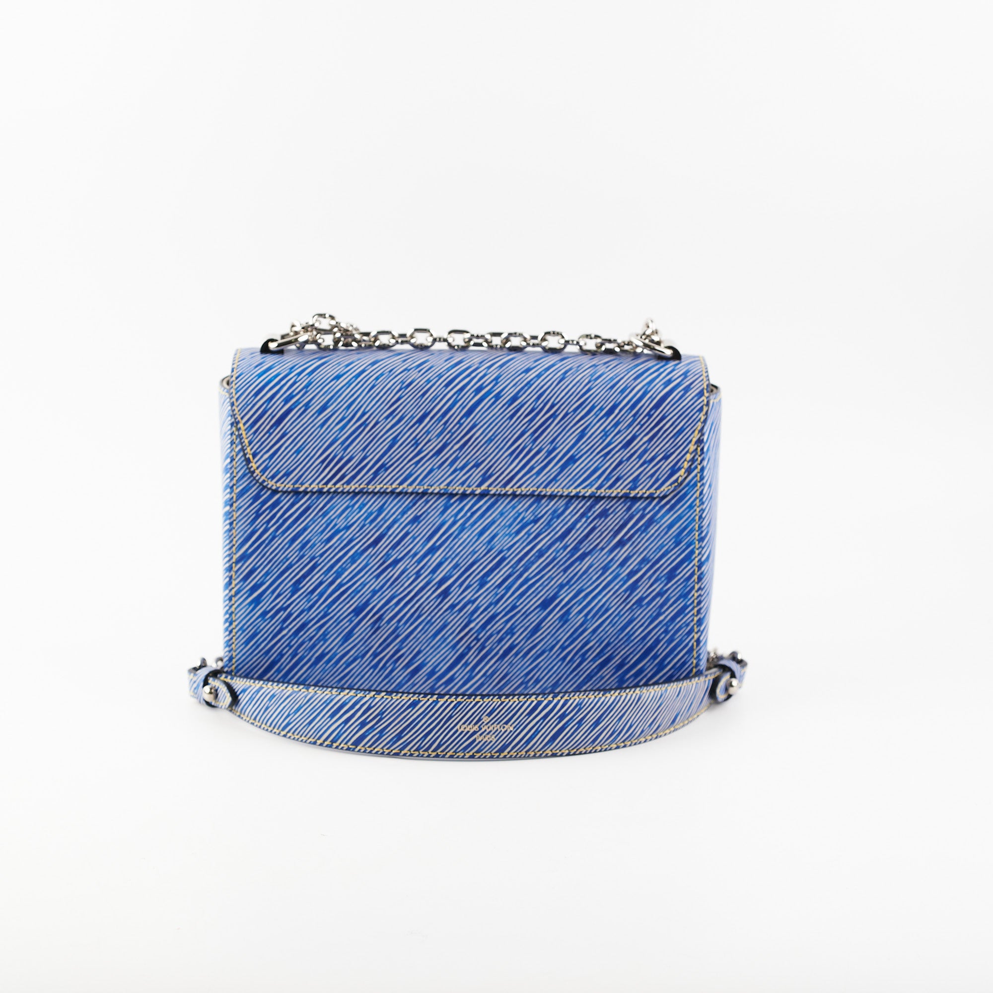 Louis Vuitton Lv Ghw Twist Mm Chain Shoulder Bag M21109 Epi Leather Blue  Auction