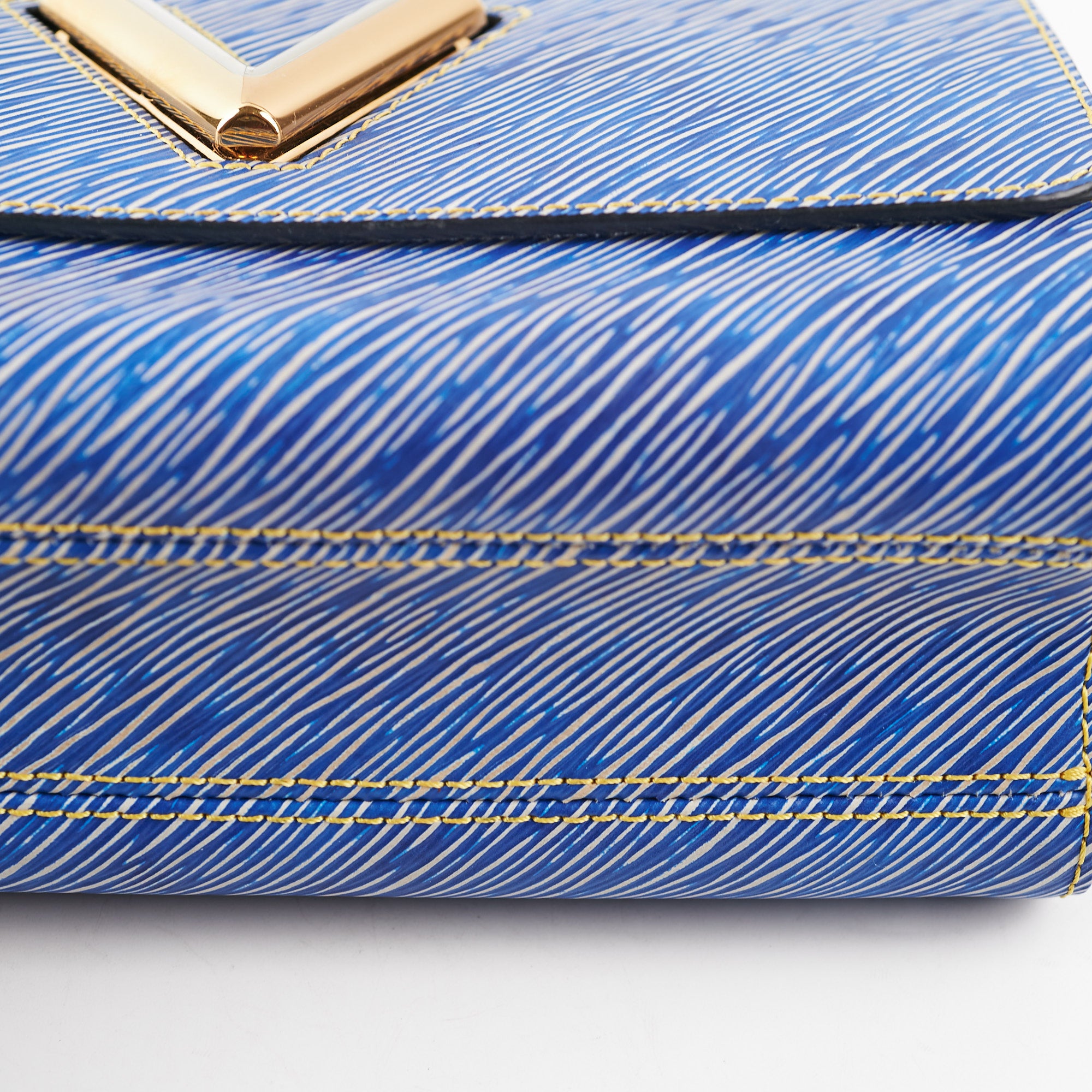 Louis Vuitton Blue, Pattern Print EPI Twist mm