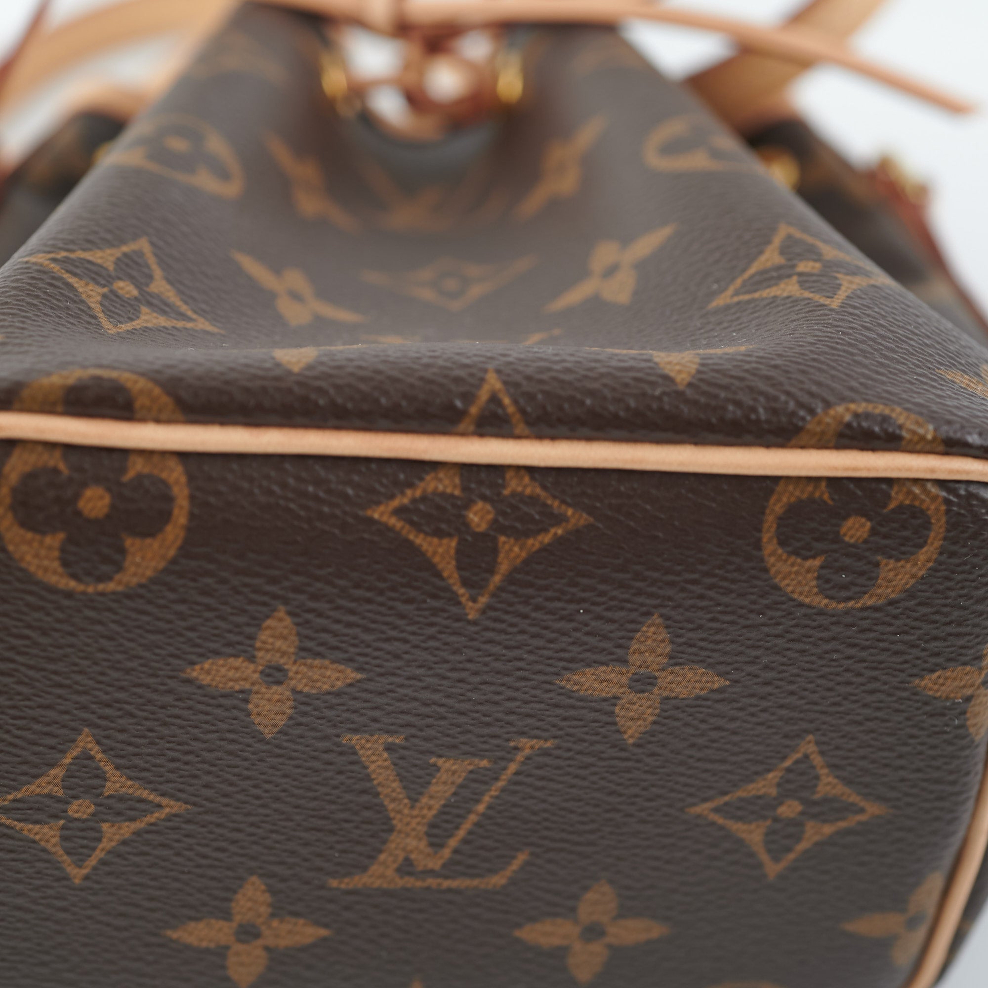 Louis Vuitton, Bags, Authentic Louis Vuitton Nano Noe Drawstring Shoulder  Bag Sr422 Monogram
