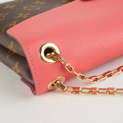 Louis Vuitton Pallas Chain Shoulder Bag Monogram Pink - THE PURSE AFFAIR