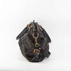 Louis Vuitton Denim Neo Cabby GM Bag Black Monogram