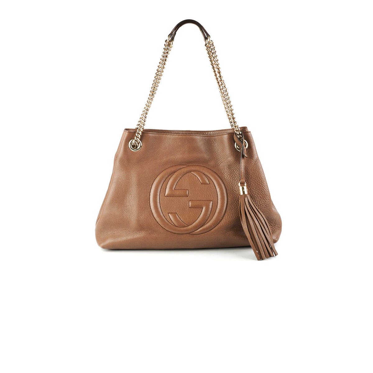 Gucci Soho Hobo Bag - Brown Hobos, Handbags - GUC105457