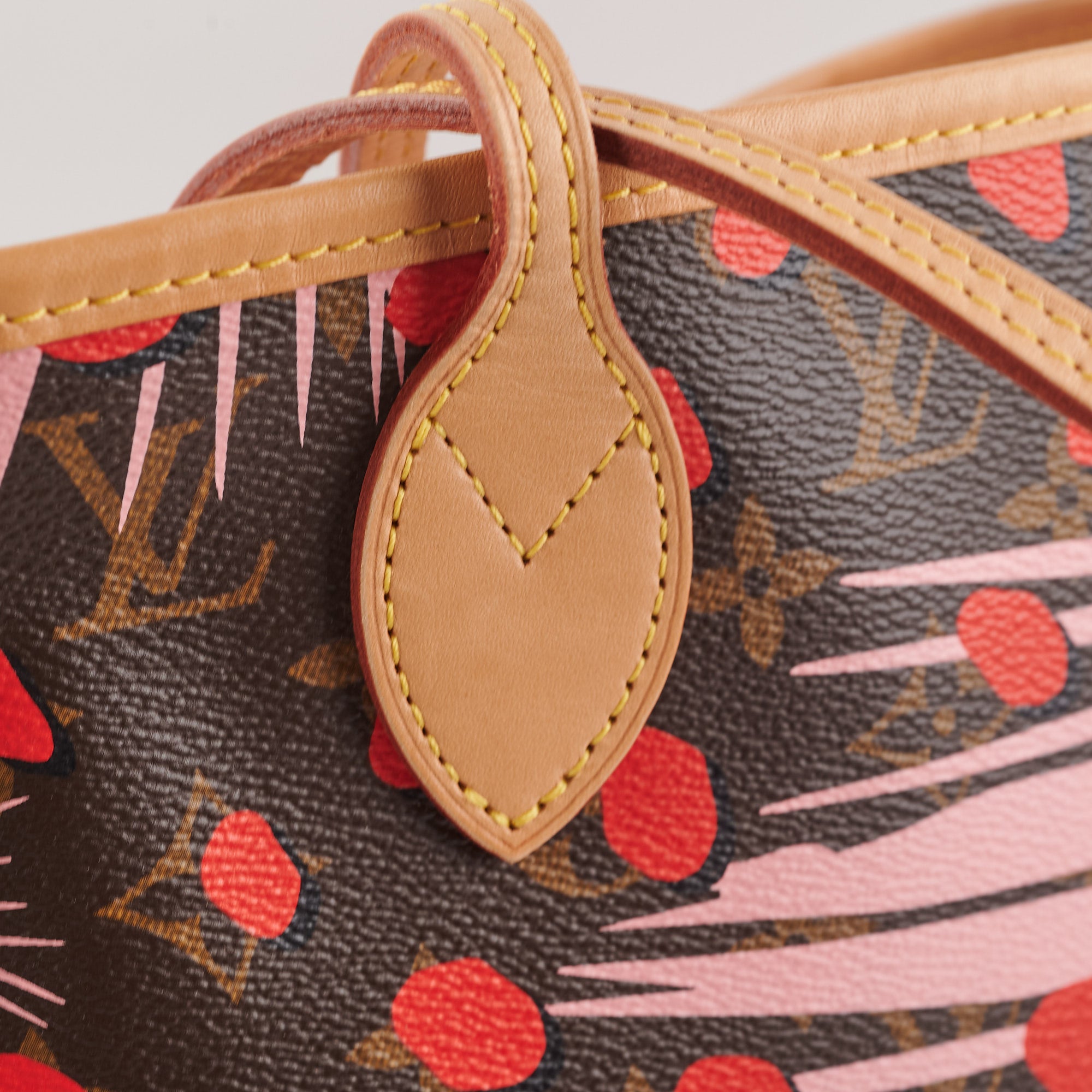 Neverfull With Wallet MM Jungle Dots – Keeks Designer Handbags
