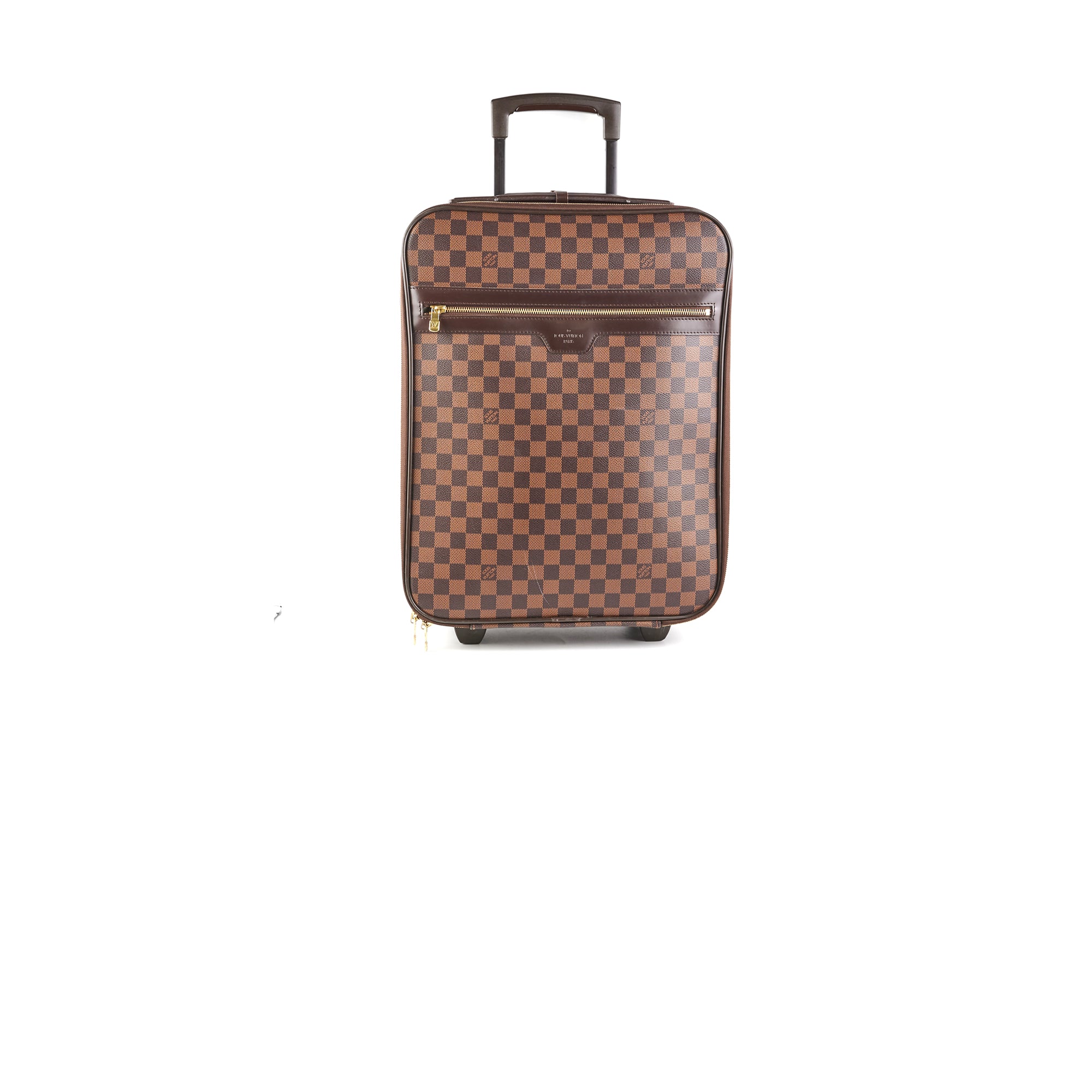 Louis Vuitton Damier Ebene PEgase 55 Rolling Luggage Trolley 6JLV107