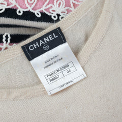 Chanel Striped Cashmere Dress