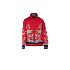 Gucci Floral Embroidery Track Jacket Red