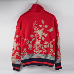 Gucci Floral Embroidery Track Jacket Red