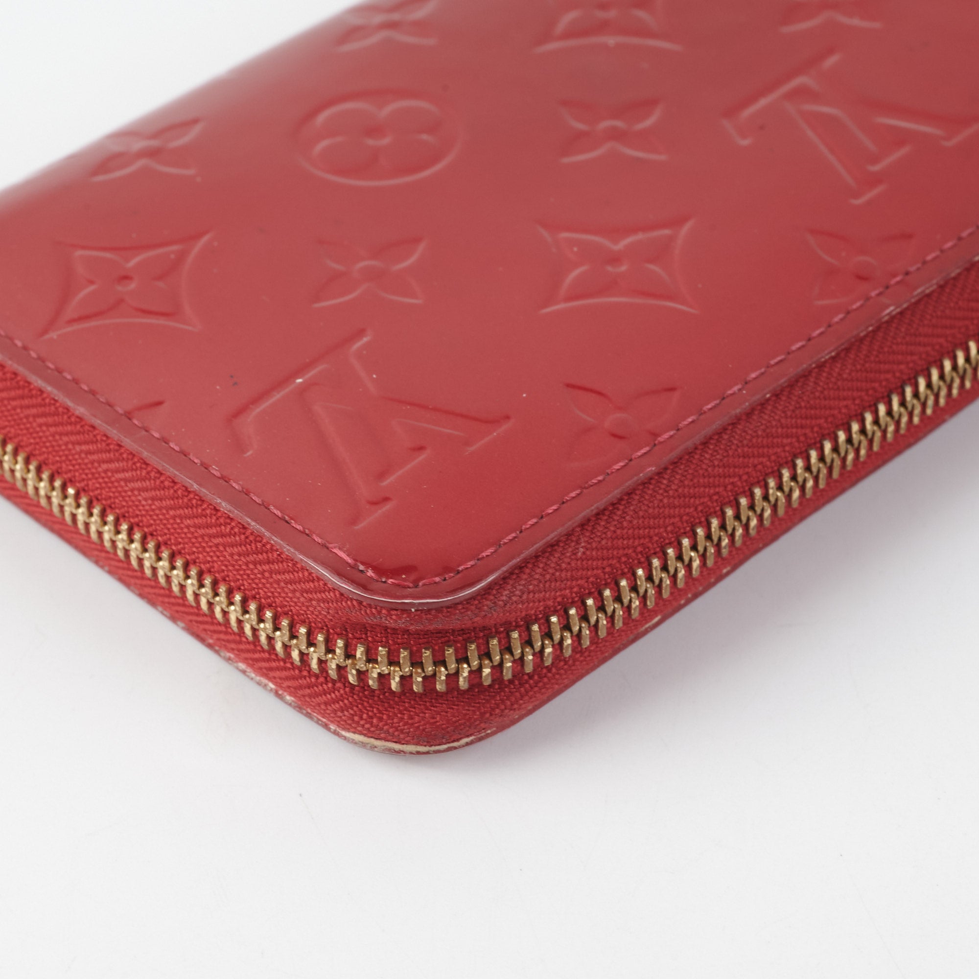 Louis Vuitton Zip Long Wallet Vernis Red - THE PURSE AFFAIR