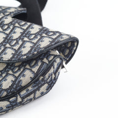 Dior Saddle Bag Beige and Black Oblique Jacquard