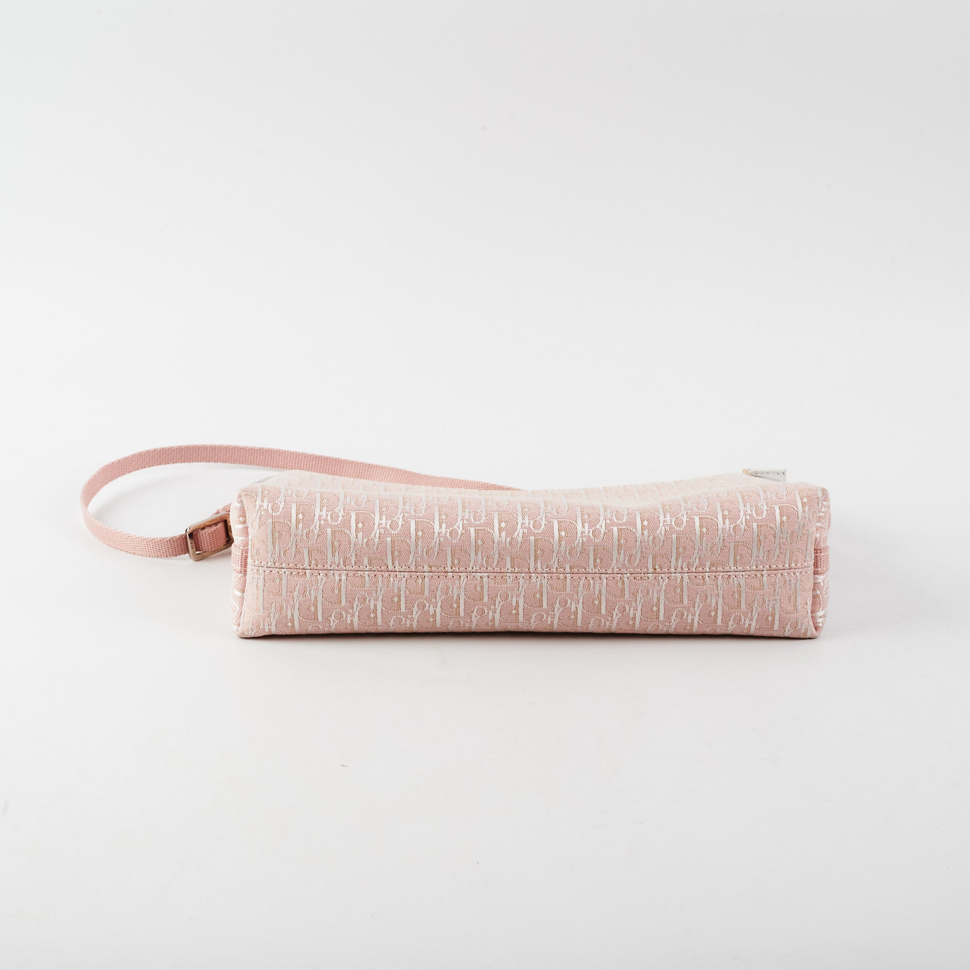 Dior Vintage Diorissimo Trotter Pochette Bag Pink - THE PURSE AFFAIR