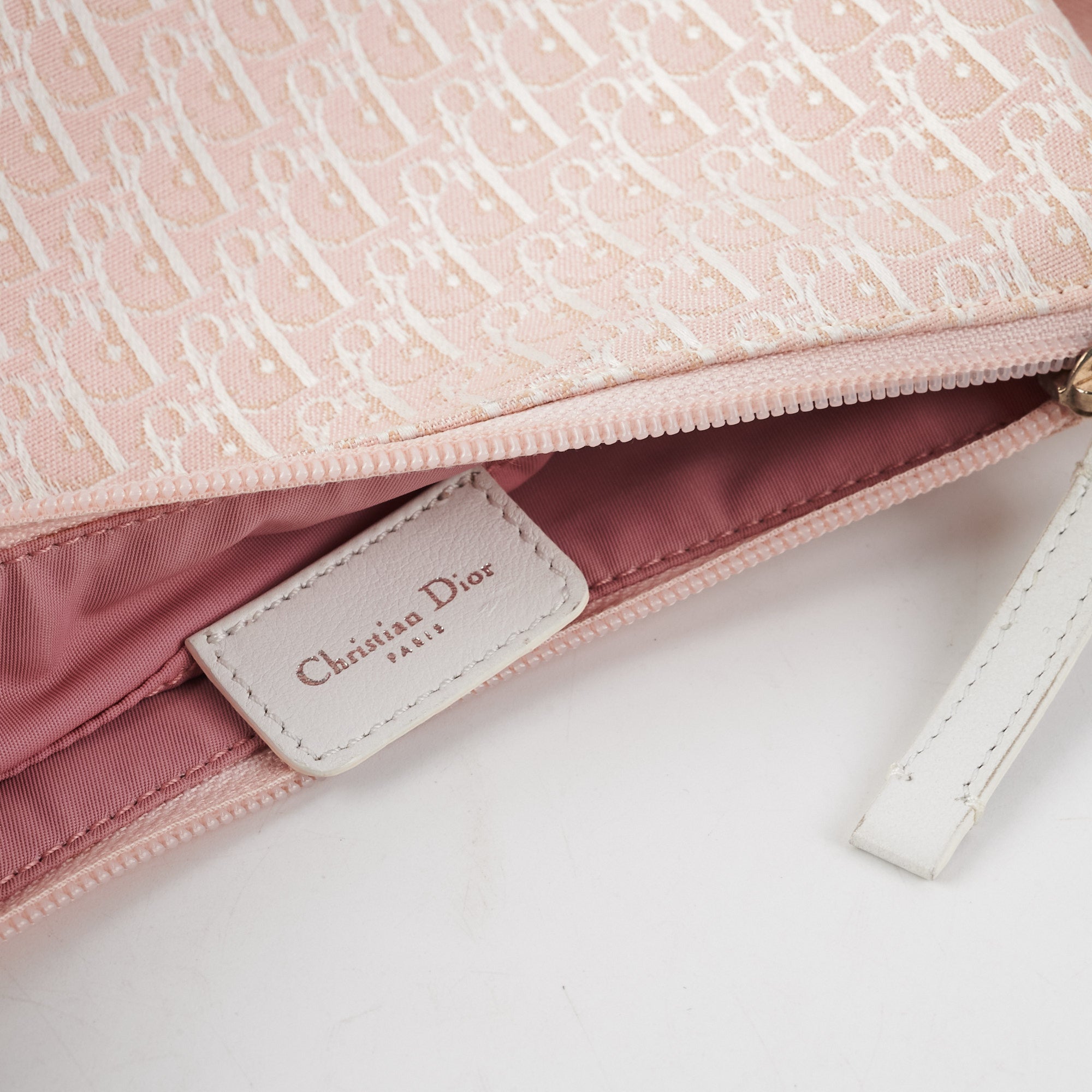 Vintage Womens Christian Dior Pink Monogram Trotter Bag Handbag Number 2   Being Patient